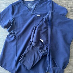 Figs Maternity Srubs in Navy